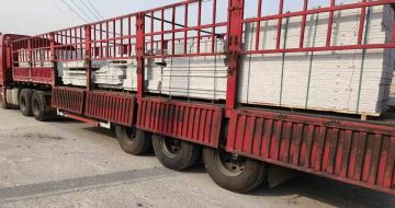 安顺 白麻荔枝面外墙干挂，工厂装车日常