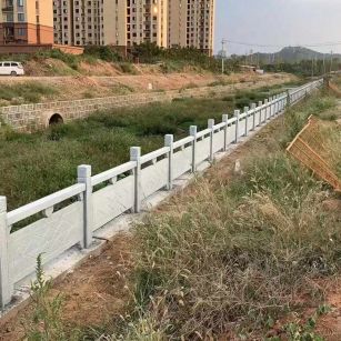 安顺 白麻河道栏杆效果展示图
