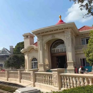 安顺 黄金麻花岗岩欧式别墅