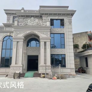 安顺 白麻花岗岩别墅外墙干挂