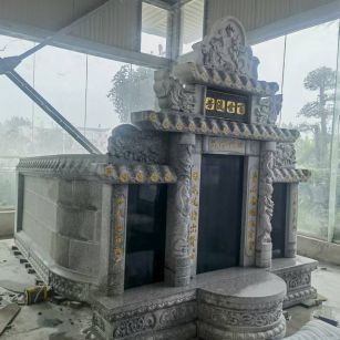 安顺 芝麻白墓碑效果展示图