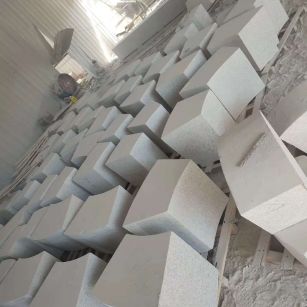 安顺 白麻花岗岩异形坐凳