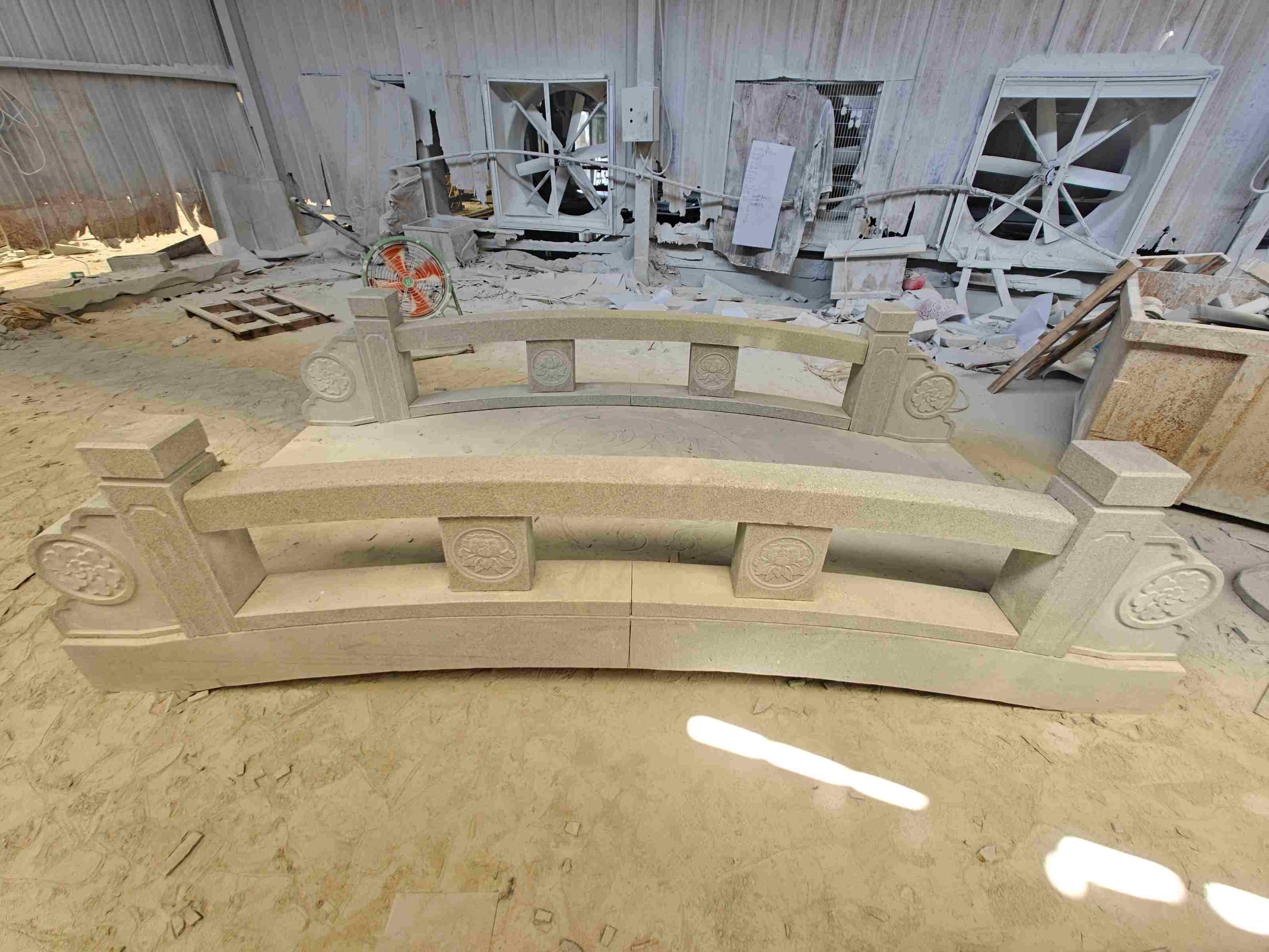 安顺 芝麻灰花岗岩异形加工-拱桥，石桥