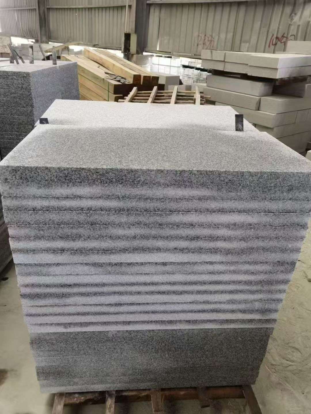 安顺 芝麻白5公分火烧地铺成品，900*400，规格可定制